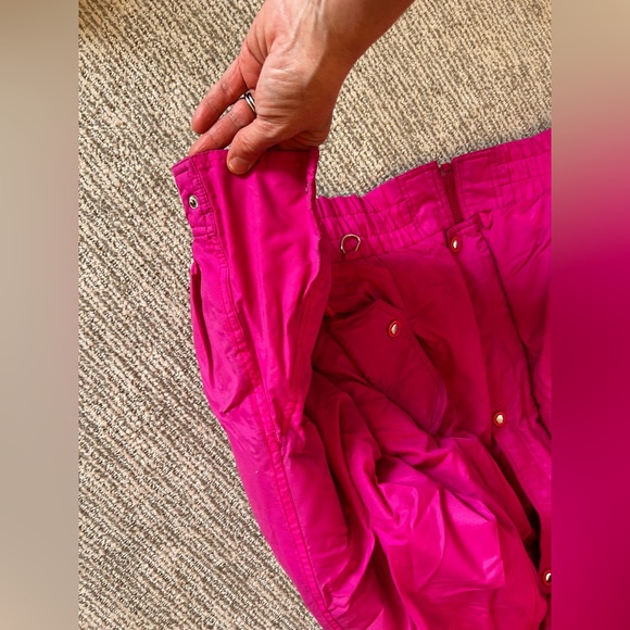 VTG Kitzbuhel Pink Ski Y2K Gaper Day Down Coat with zip hood, Retro,GUC Medium. - Picture 7 of 11